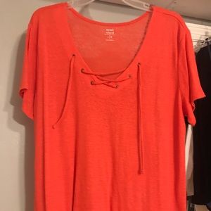 Old navy tie v neck